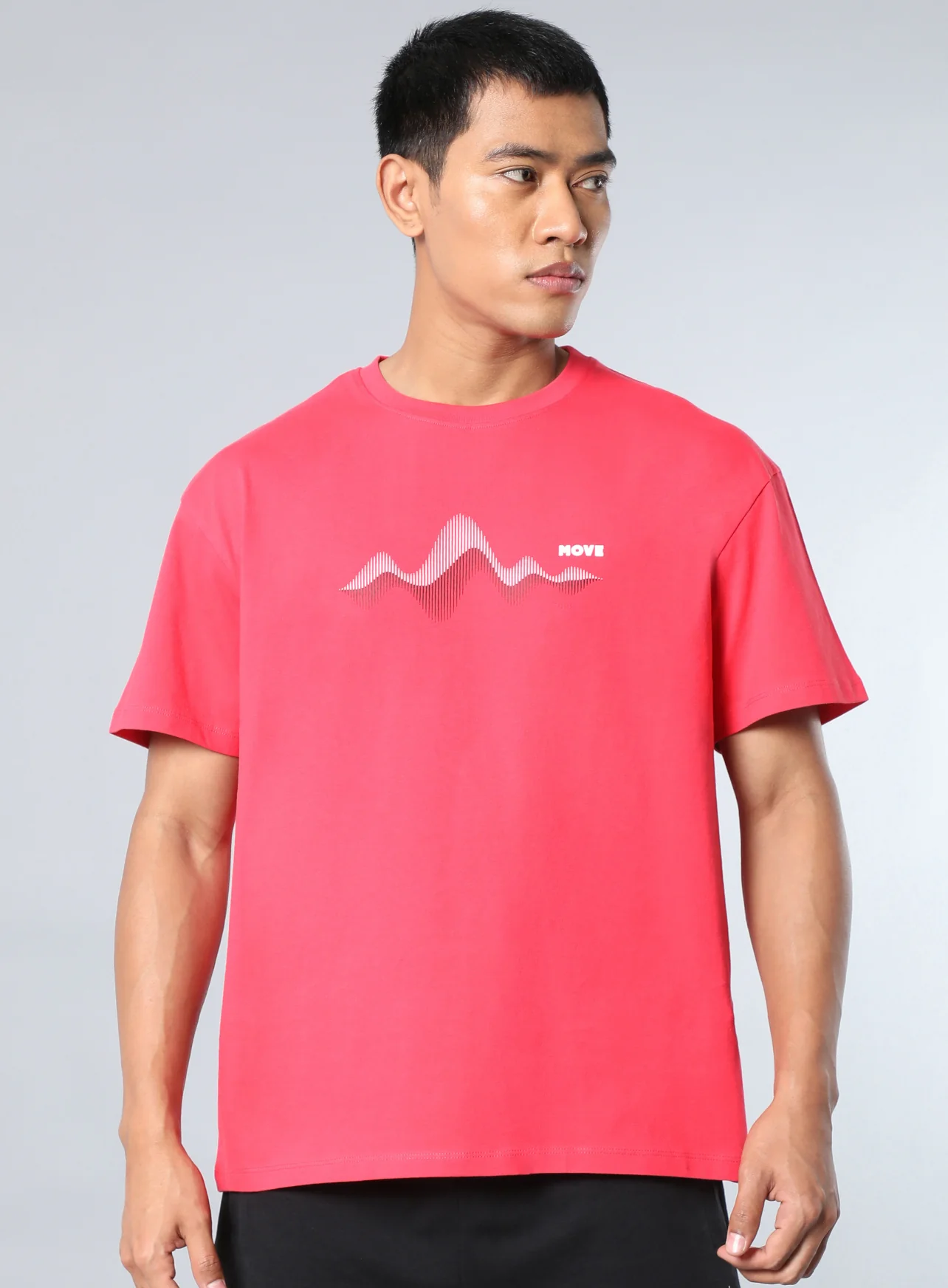 Men's Coral Move to the Beat Relaxed fit T-shirt - Image 4