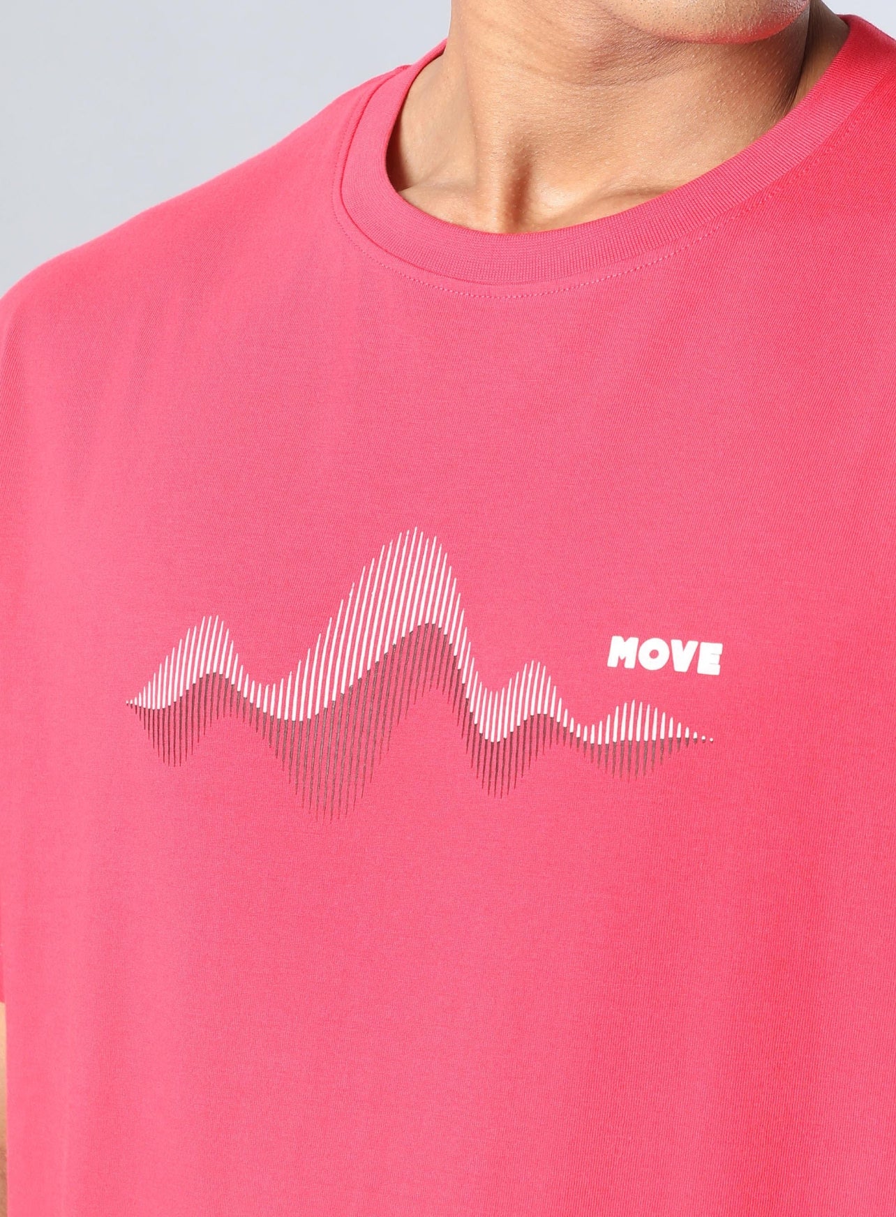 Men's Coral Move to the Beat Relaxed fit T-shirt - Image 7