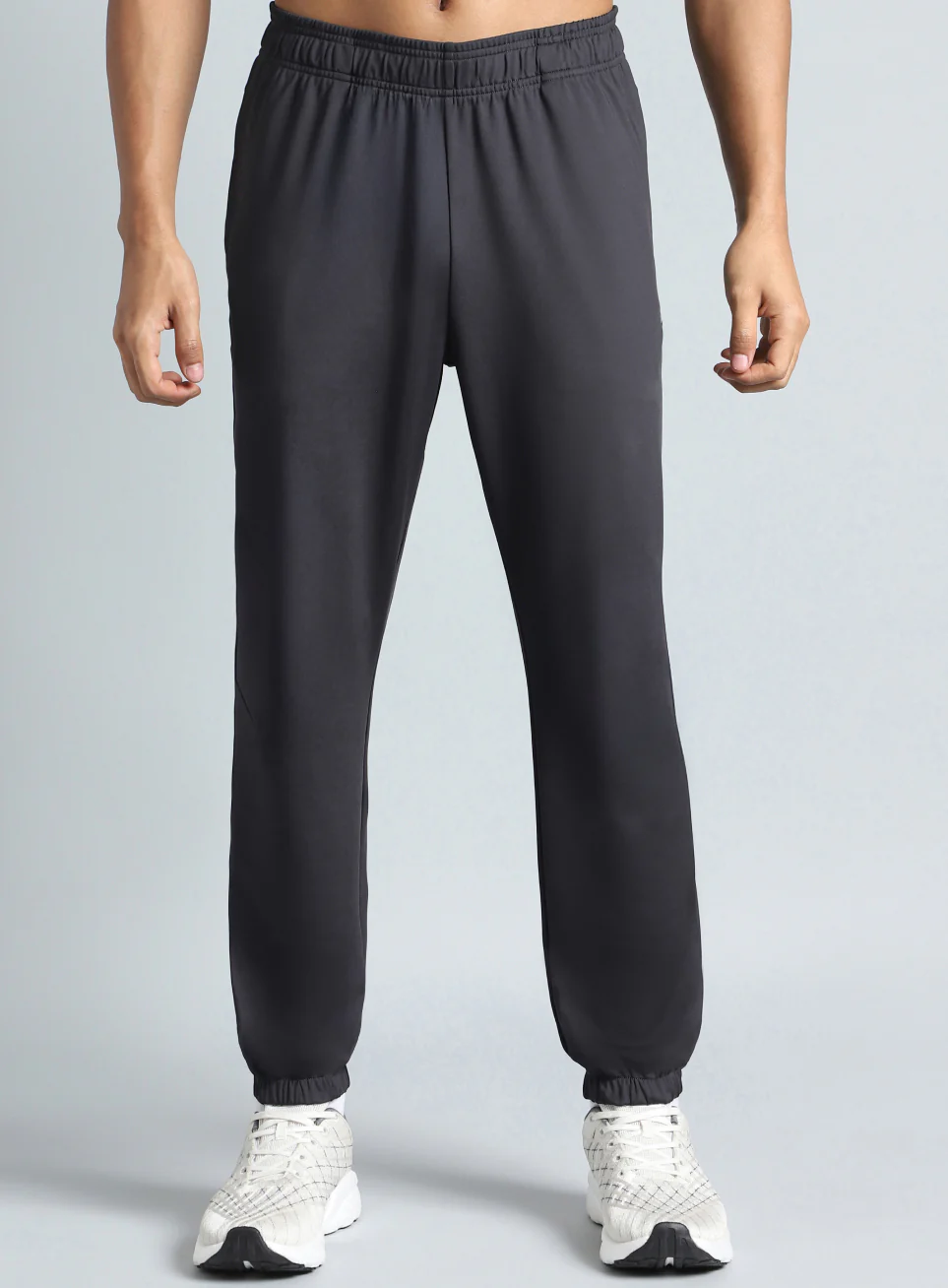 Men's Dark Grey Running Essential Joggers - Image 4