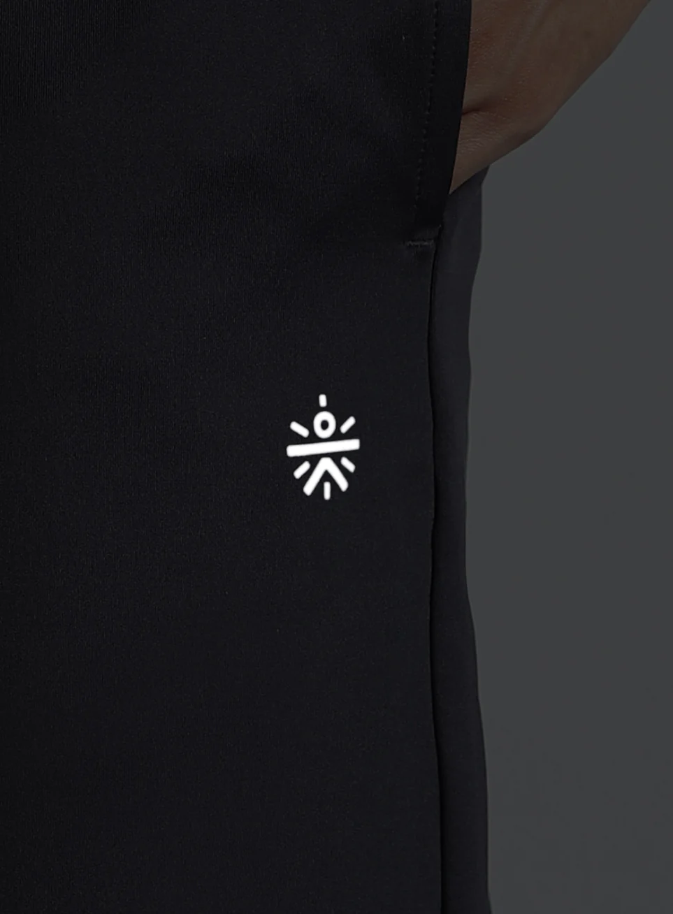 Men's Dark Grey Running Essential Joggers - Image 8