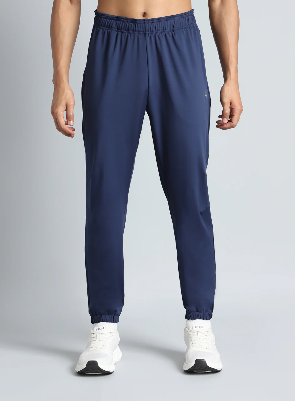 Men's Navy Running Essential Joggers - Image 4