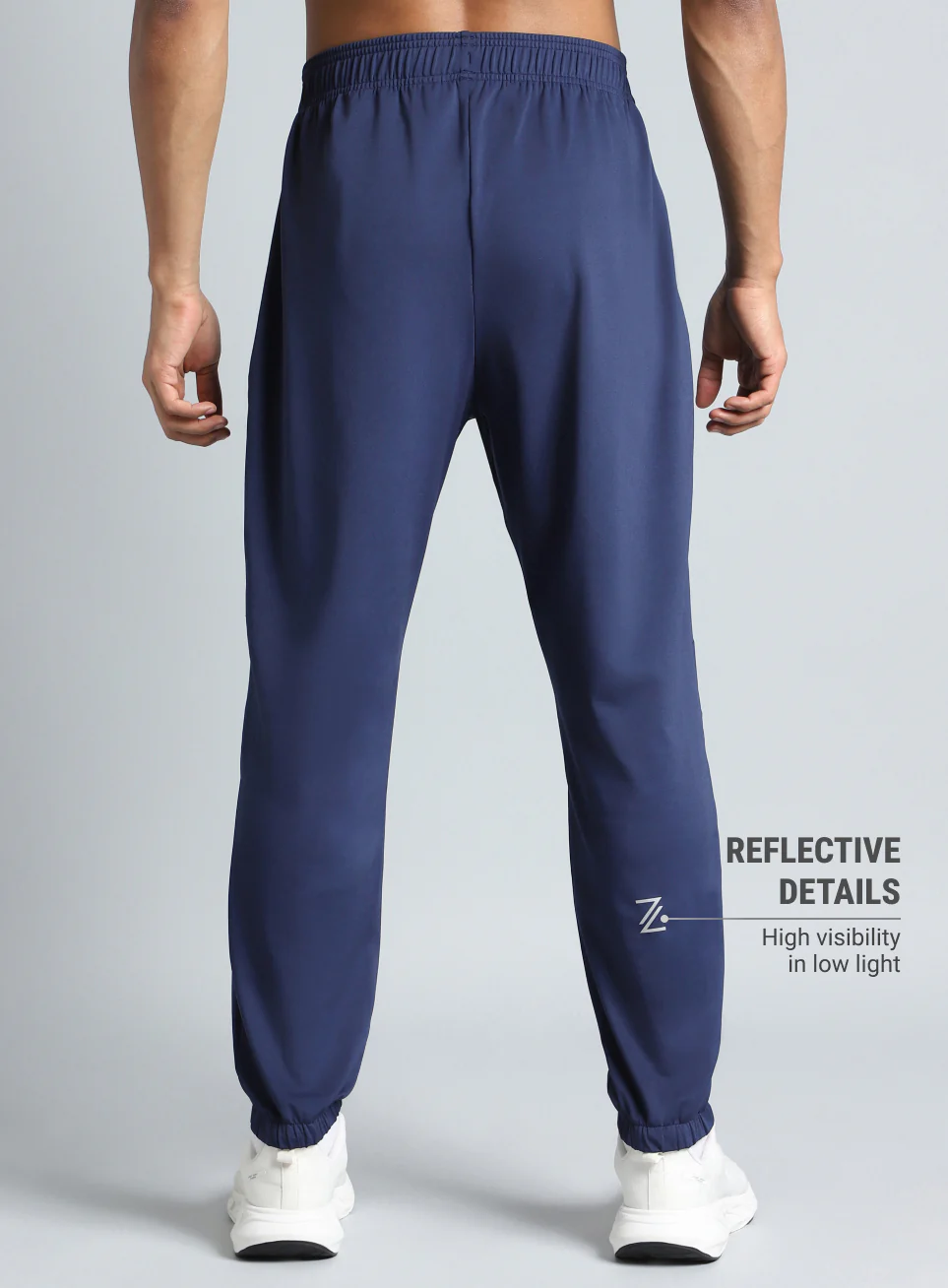 Men's Navy Running Essential Joggers - Image 6