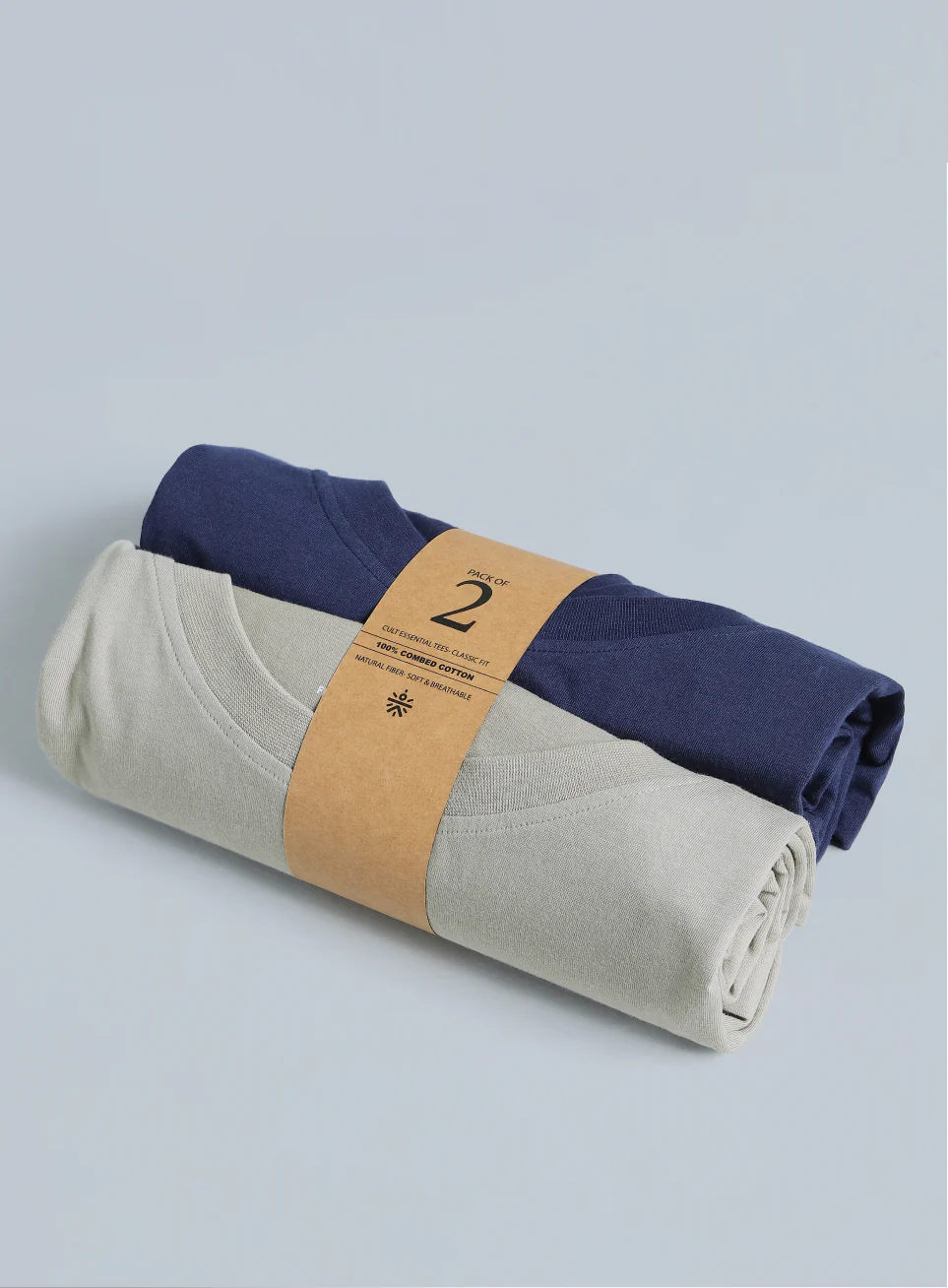 Men's Cult Essential Cotton Pack of 2 Full Sleeve T-shirts - Image 14