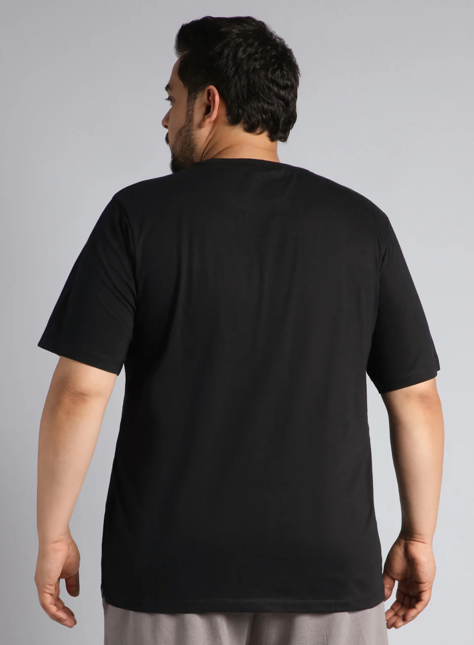 Men's Cult Essential Cotton Plus Size Pack of 2 Regular fit T-shirt - Image 7