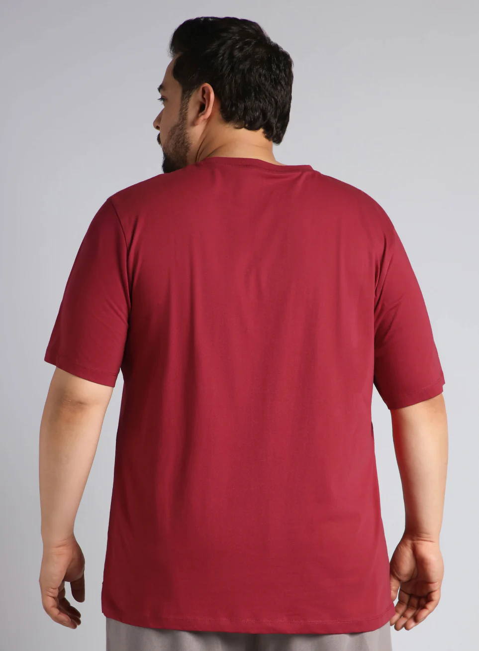 Men's Cult Essential Cotton Plus Size Pack of 2 Regular fit T-shirt - Image 6