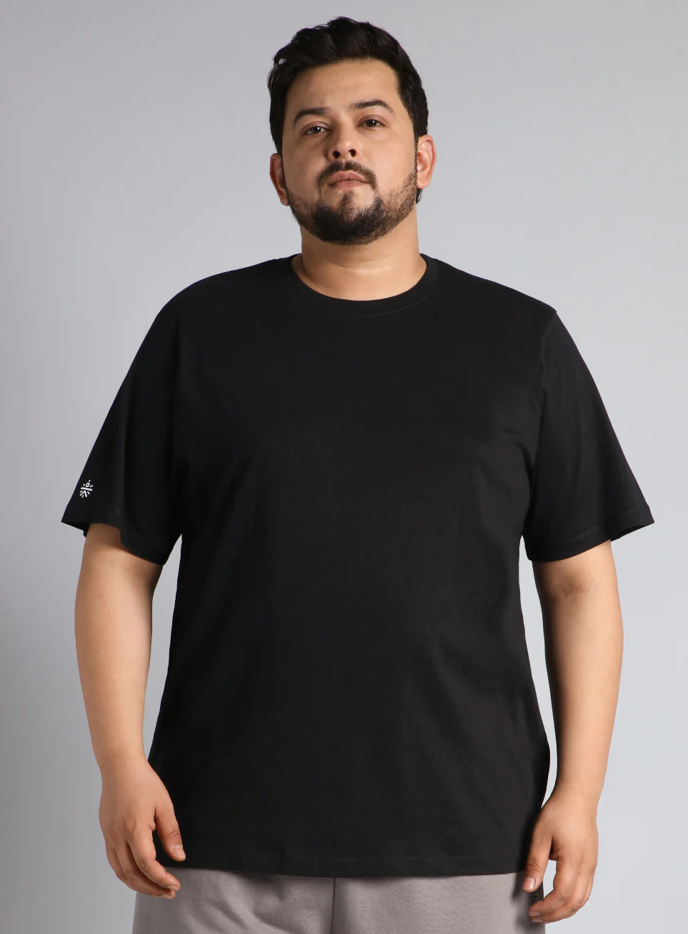 Men's Cult Essential Cotton Plus Size Pack of 2 Regular fit T-shirt - Image 3