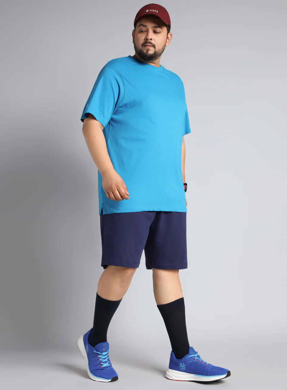 Men's Cult Essential Cotton Plus Size Pack of 2 Regular fit T-shirt - Image 8