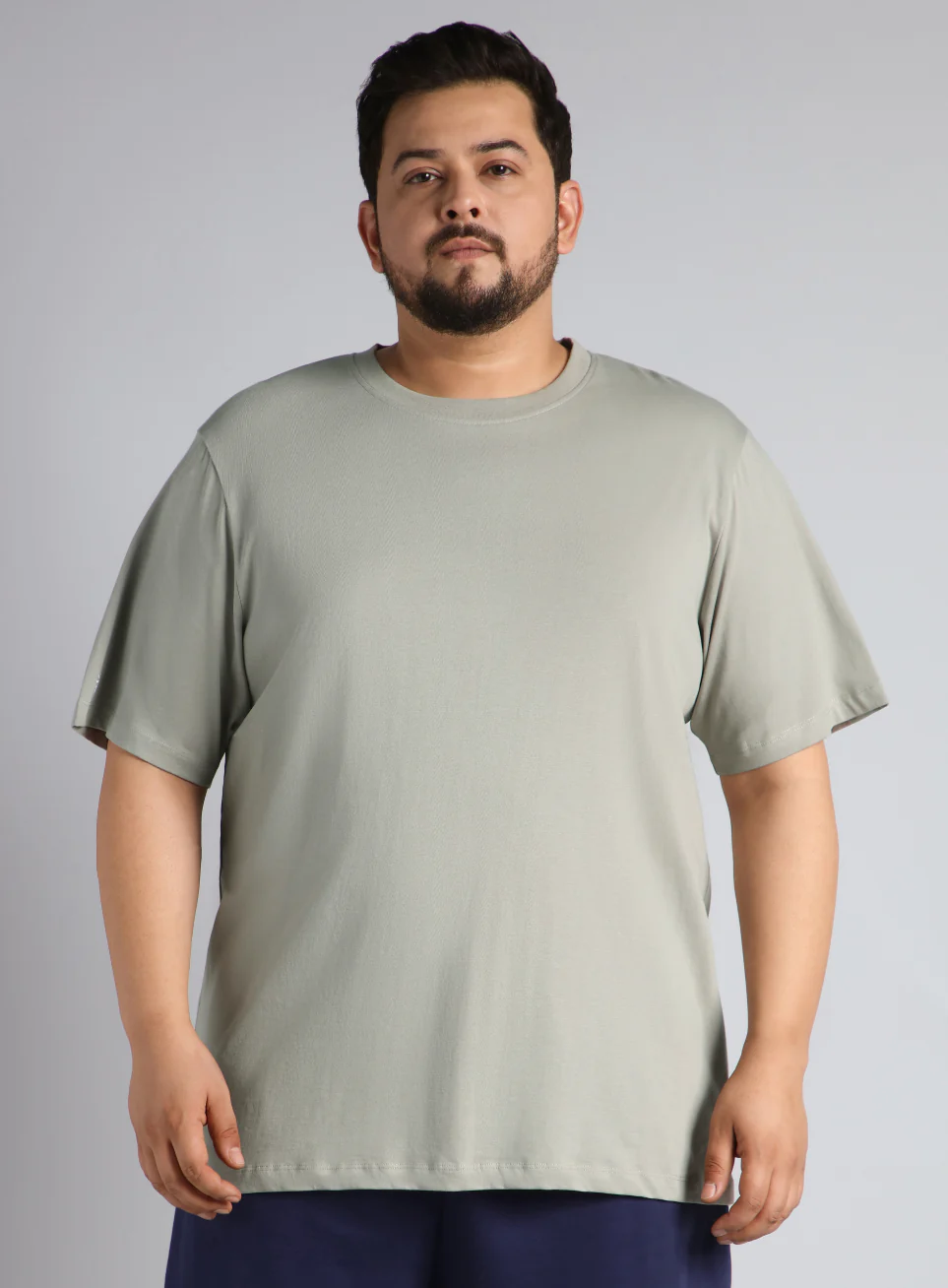 Men's Cult Essential Cotton Plus Size Pack of 2 Regular fit T-shirt - Image 3