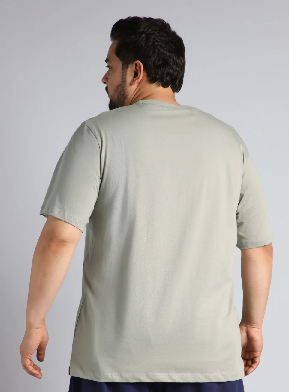 Men's Cult Essential Cotton Plus Size Pack of 2 Regular fit T-shirt - Image 7