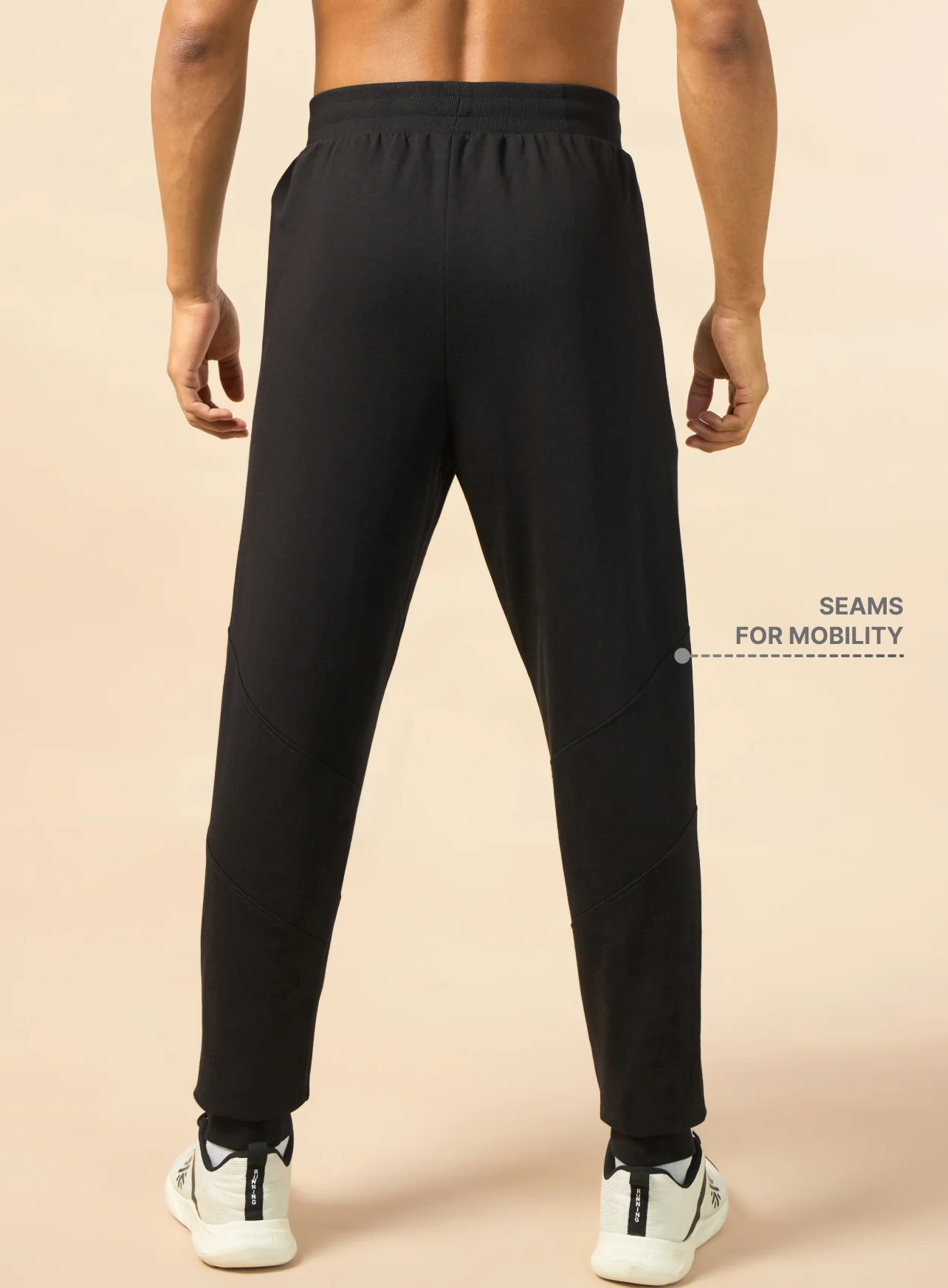 Men's Cult Flex Black Joggers - Image 6