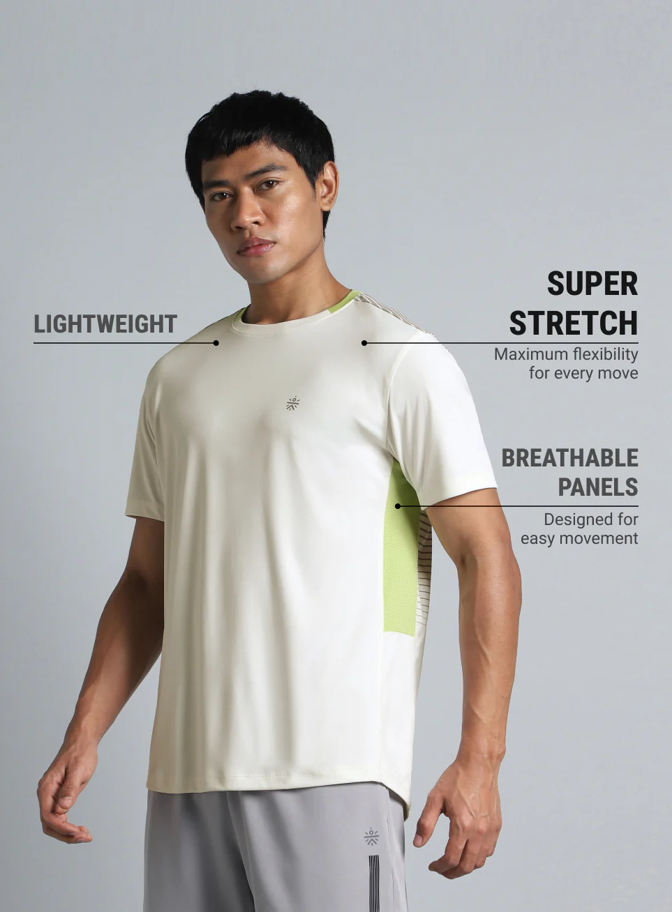 Men's Cult White Pacer T-shirt - Image 5