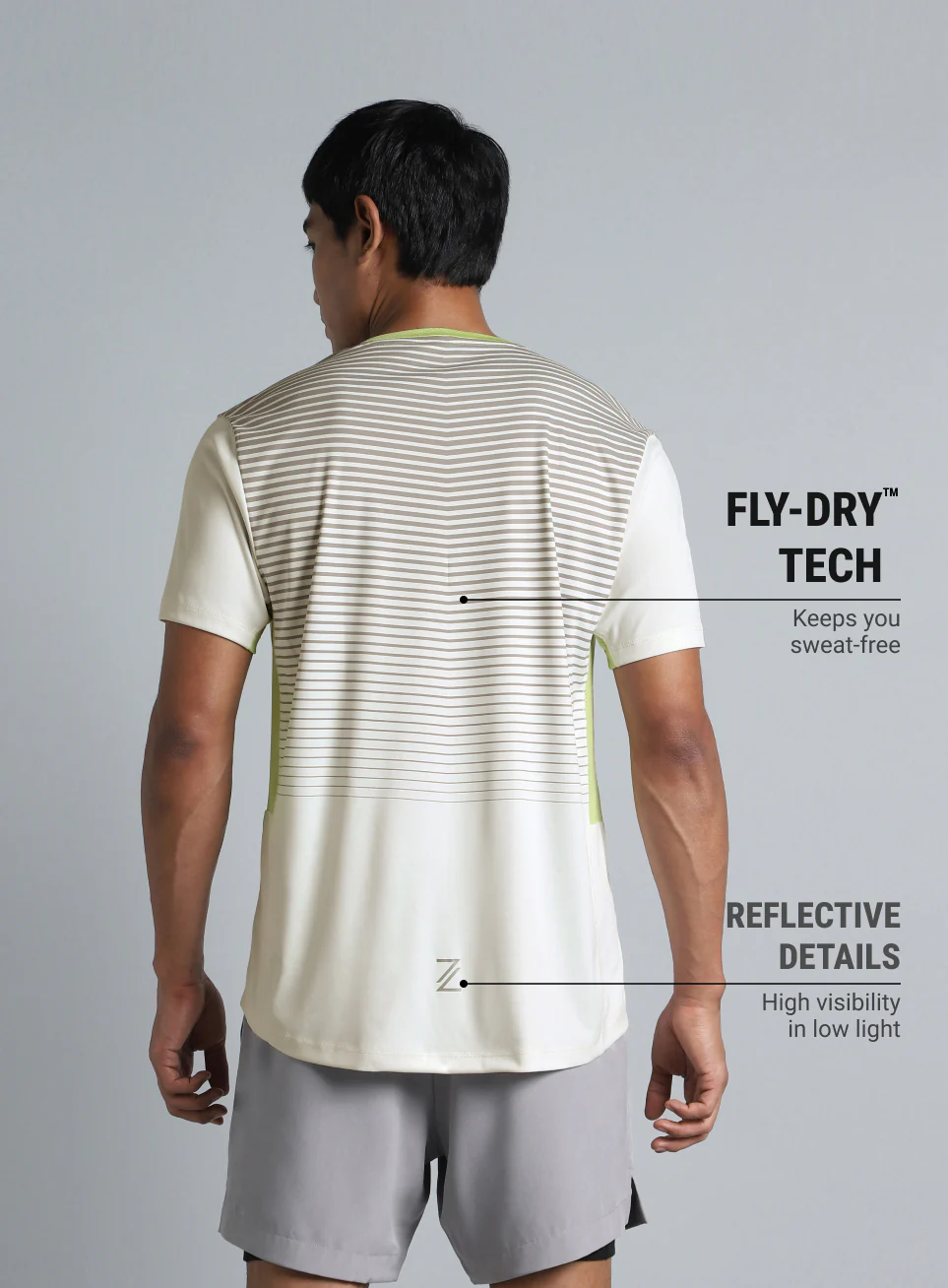 Men's Cult White Pacer T-shirt - Image 6