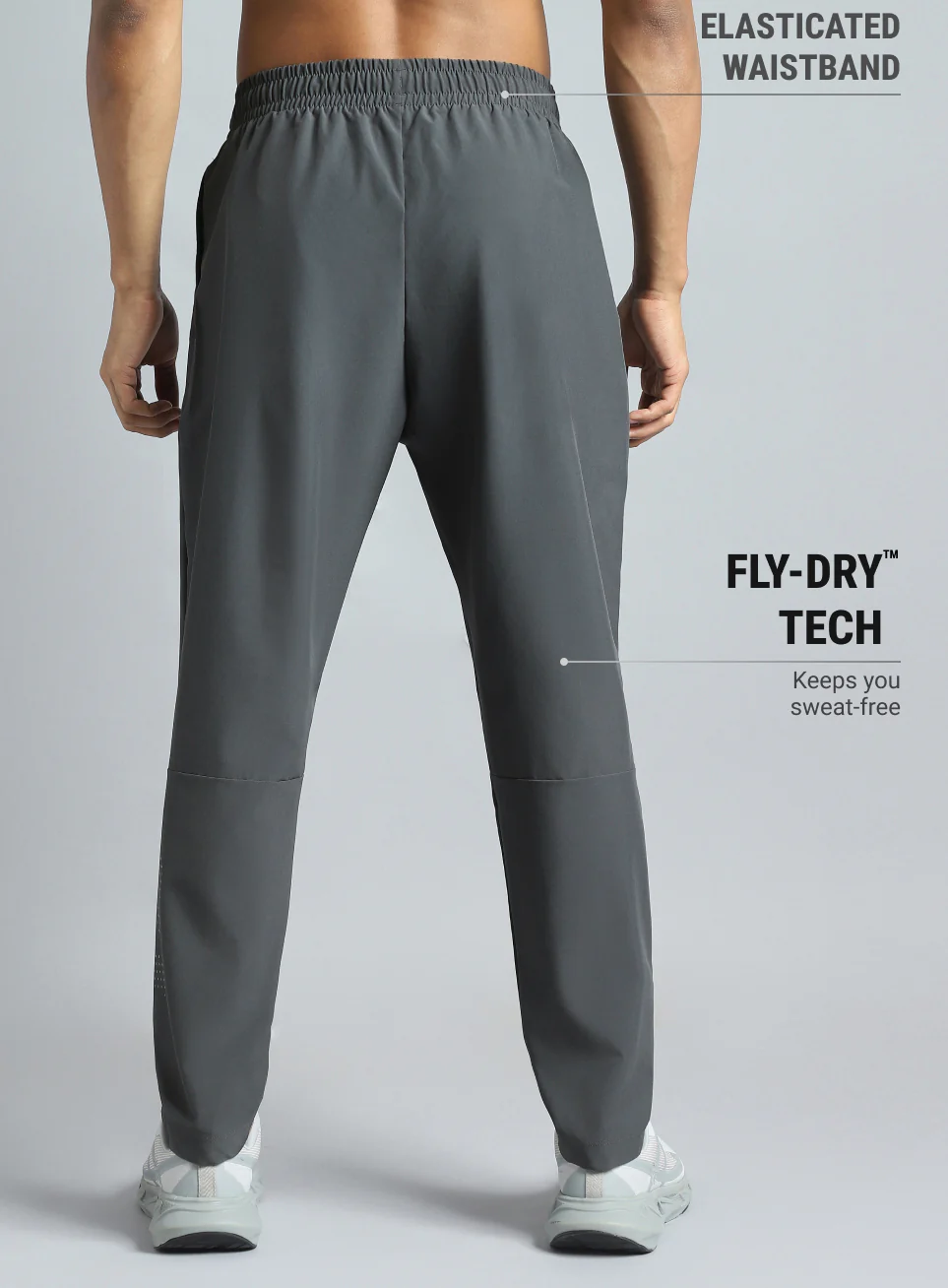 Men's D.Grey The Ultimate Running Trackpants - Image 6