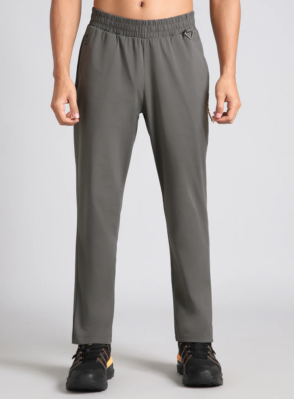 Men's Dark Grey Airport Travel Trackpants - Image 4