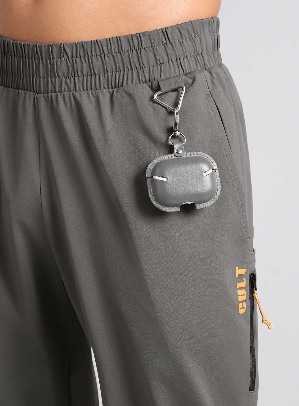 Men's Dark Grey Airport Travel Trackpants - Image 7