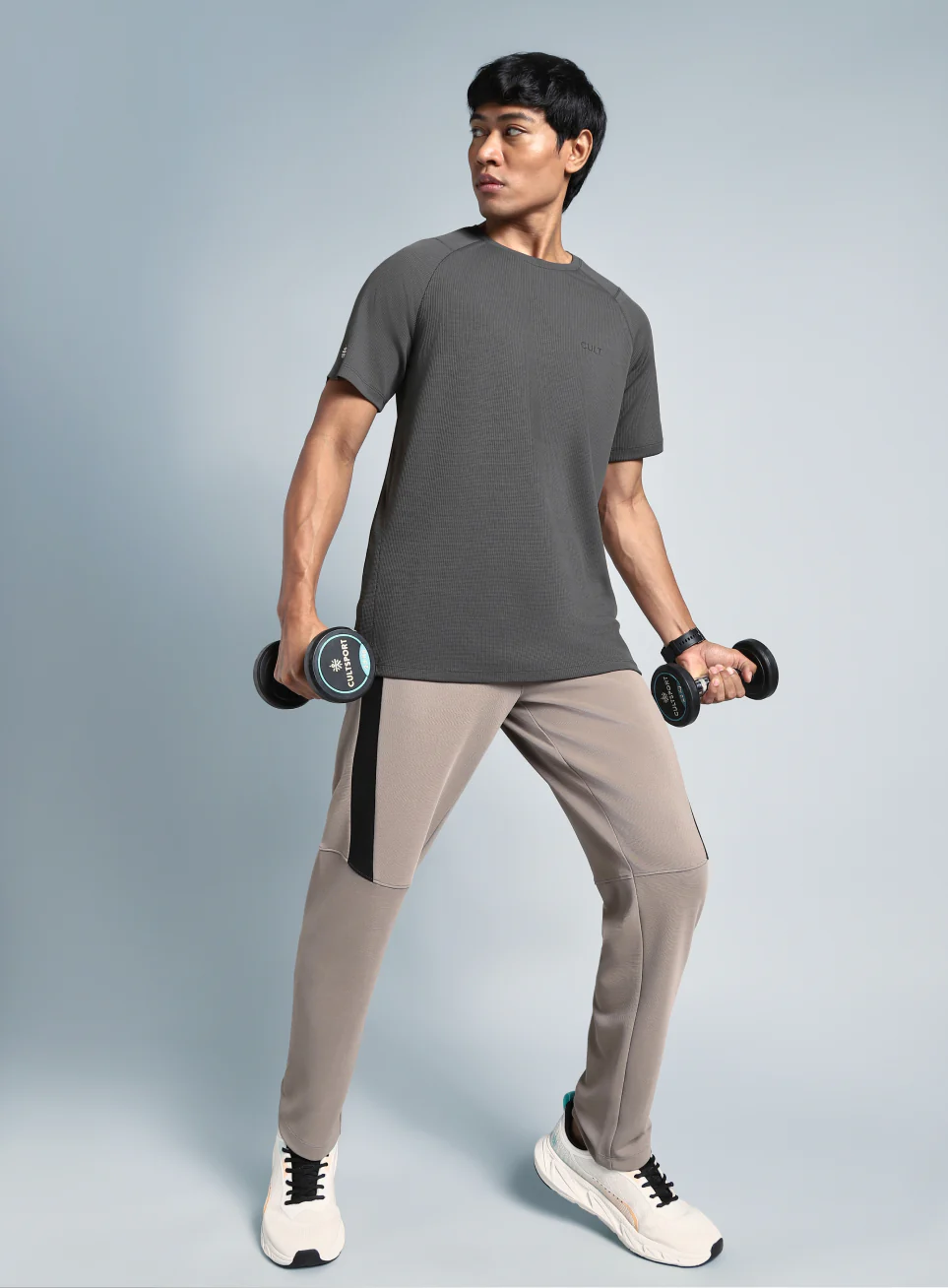 Men's Dark Grey All Format Training T-shirt - Image 2