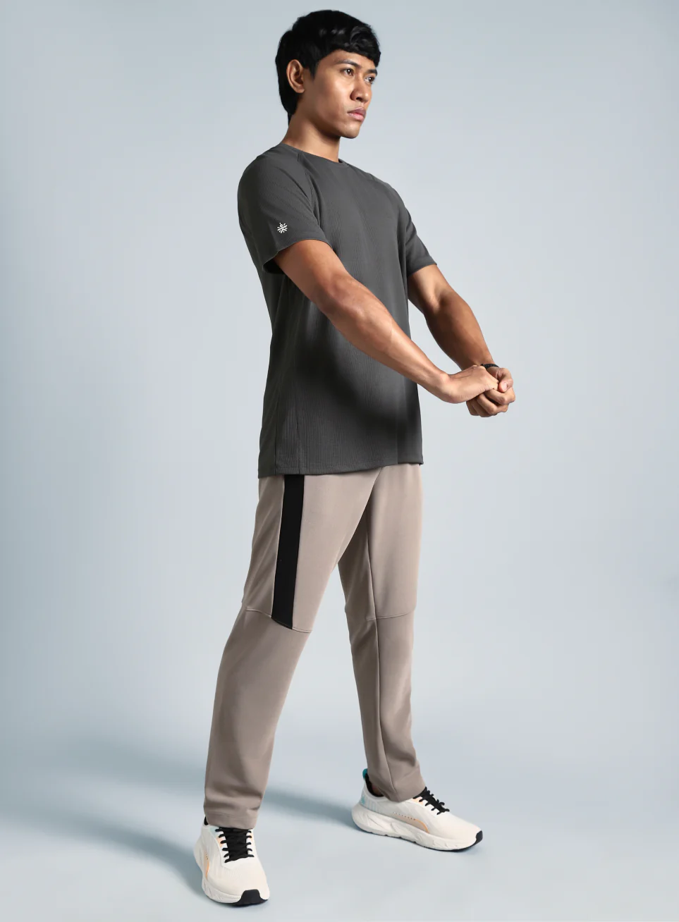 Men's Dark Grey All Format Training T-shirt - Image 3