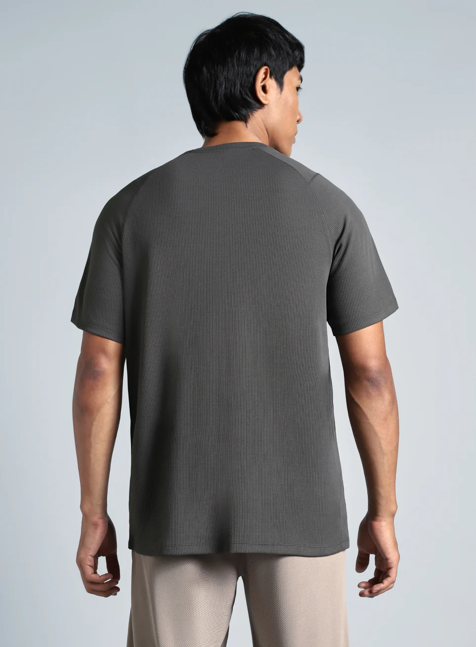 Men's Dark Grey All Format Training T-shirt - Image 6