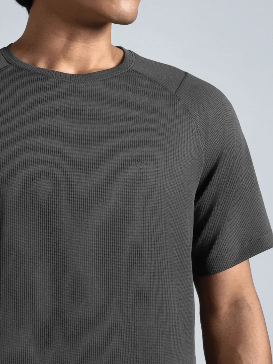 Men's Dark Grey All Format Training T-shirt - Image 7
