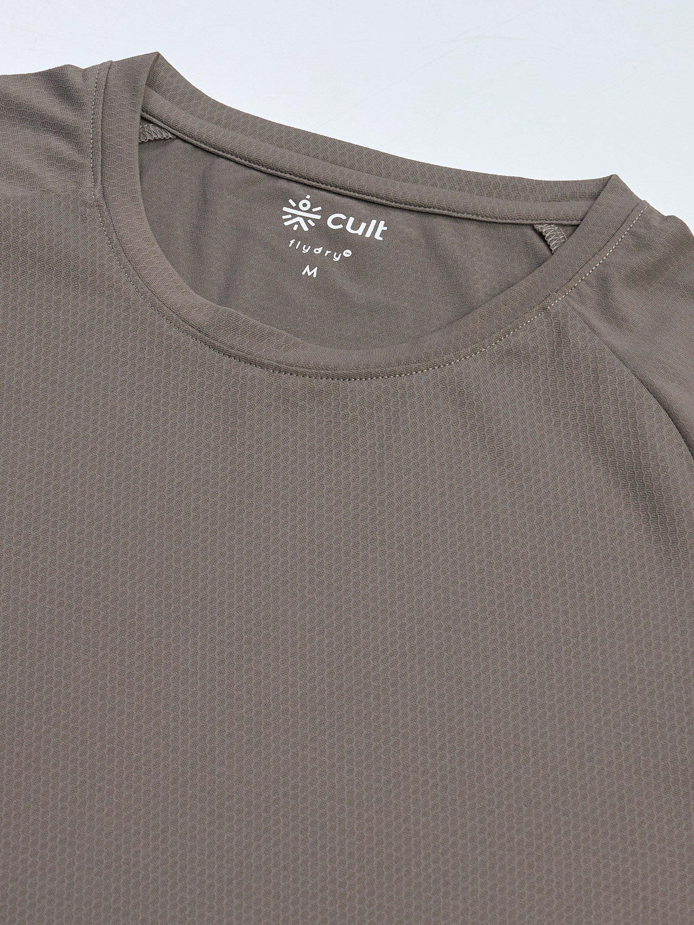 Men's Dark Grey All Workout Training T-shirt - Image 10