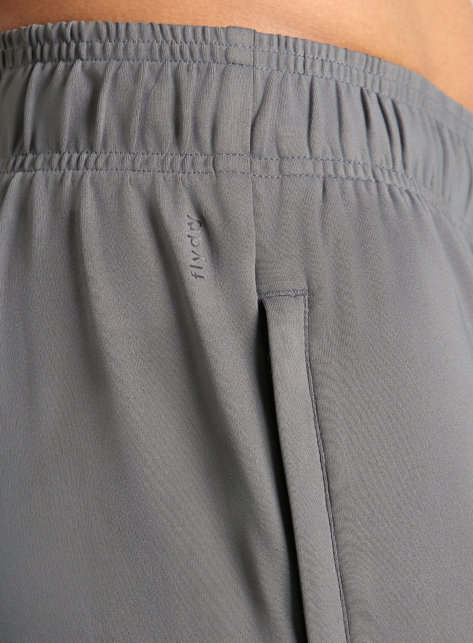 Men's Dark Grey Cargo Training Joggers - Image 9
