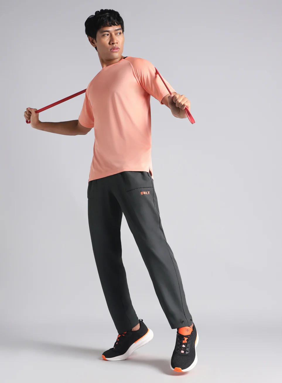 Men's Dark Grey City Commuter Trackpants - Image 3