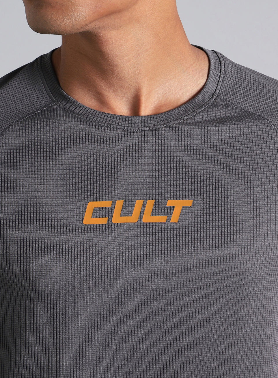 Men's Dark Grey Easy Move Tee - Image 7