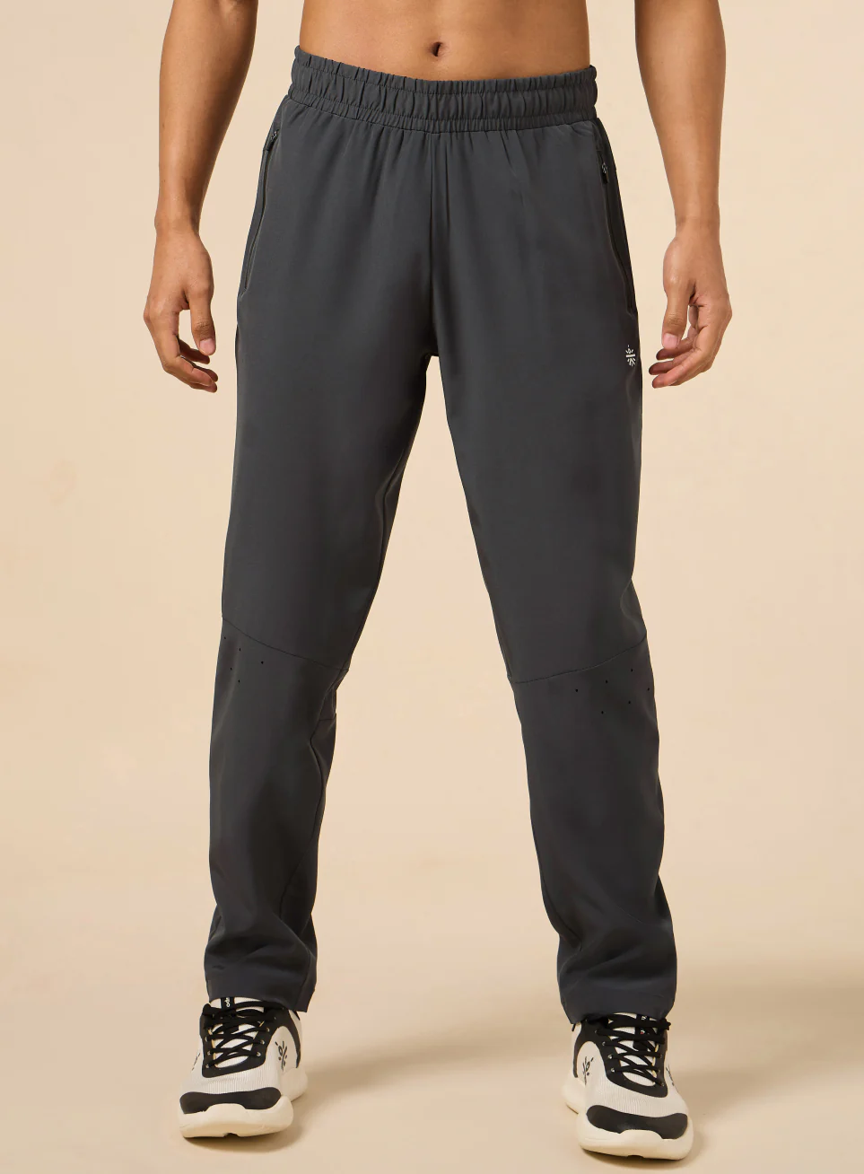 Men's Dark Grey High Flex Training Performance Pants - Image 11