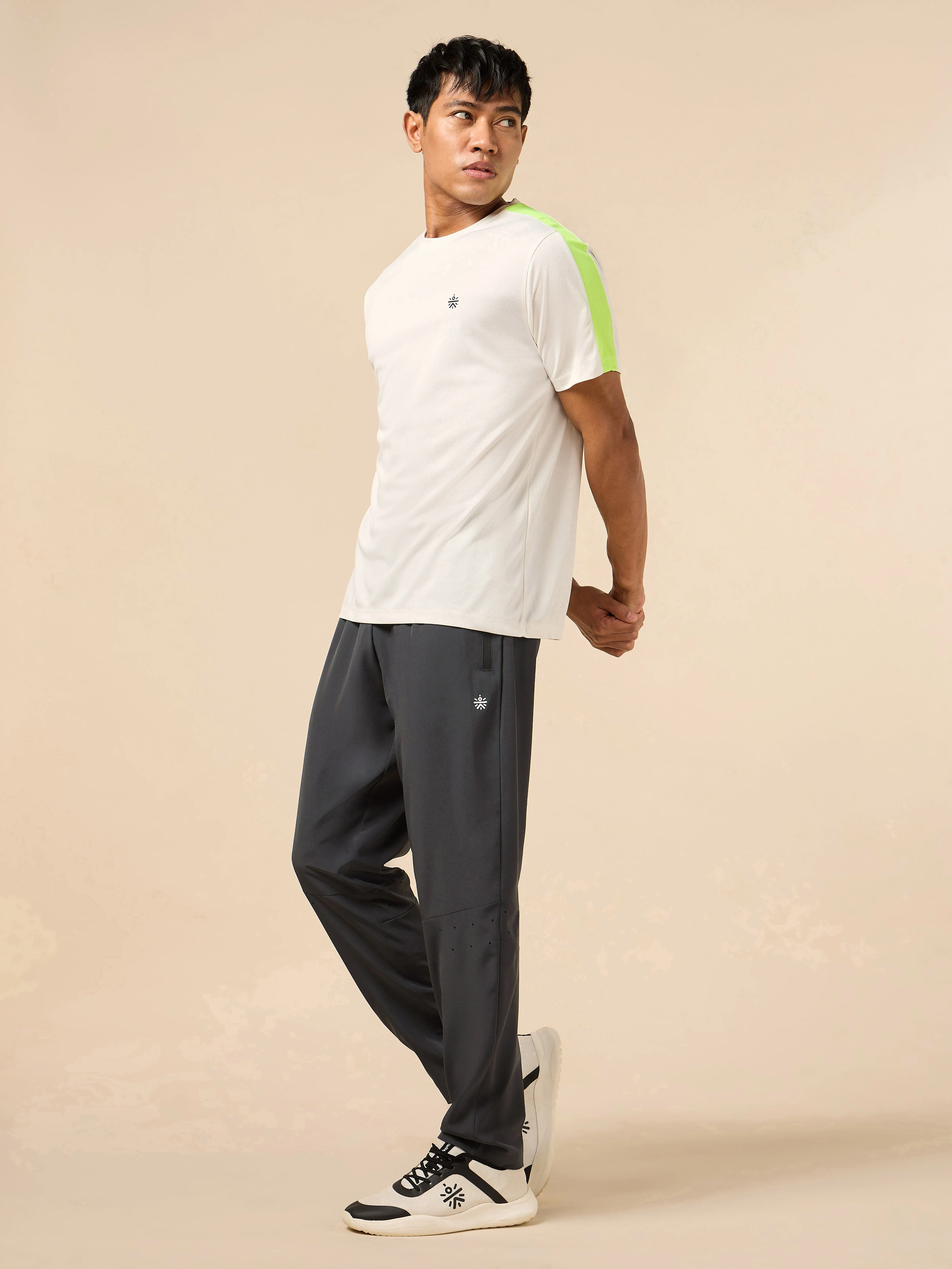 Men's Dark Grey High Flex Training Performance Pants - Image 2