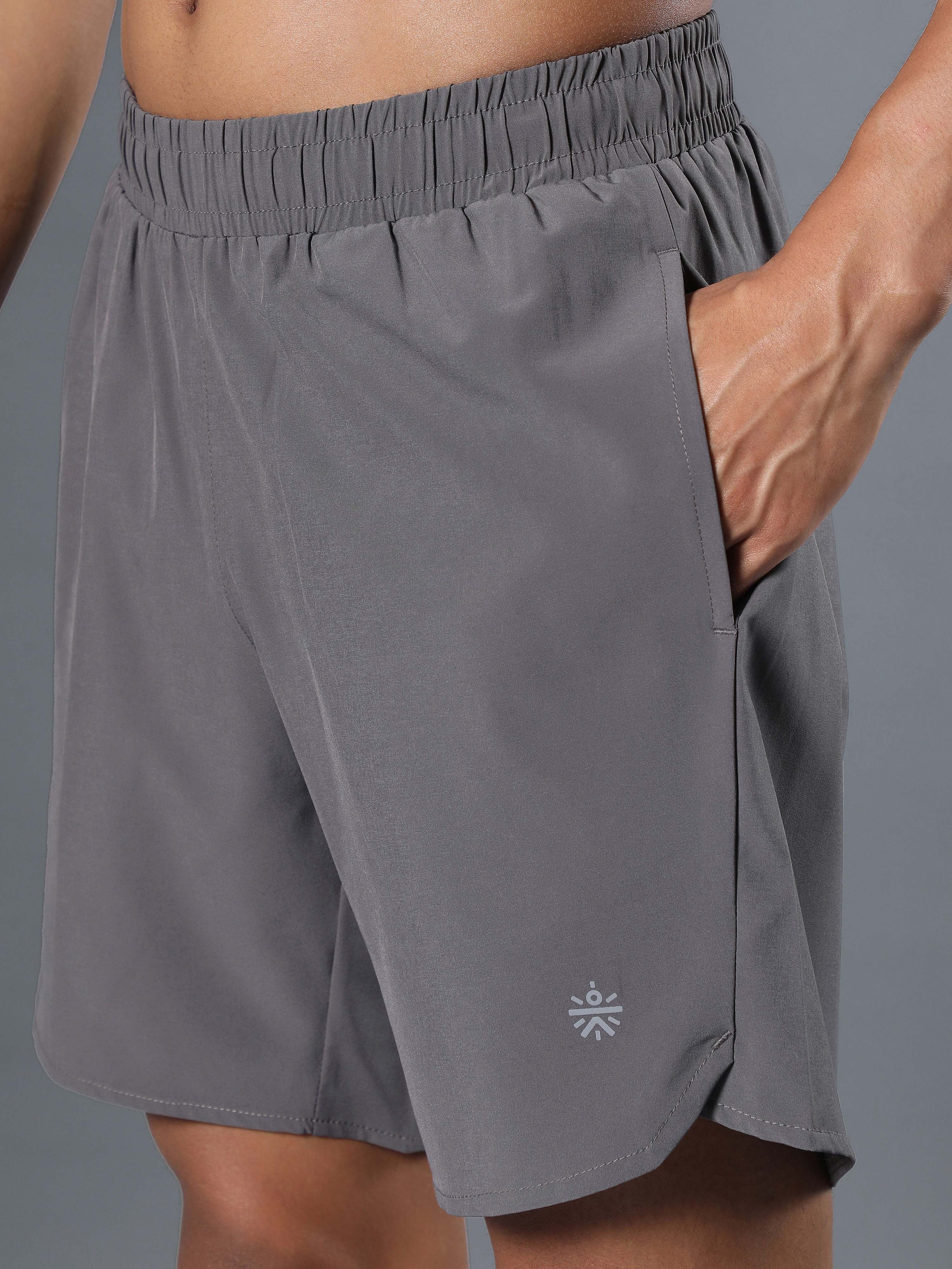 Men's Dark Grey Iconic Runner's Shorts - Image 7