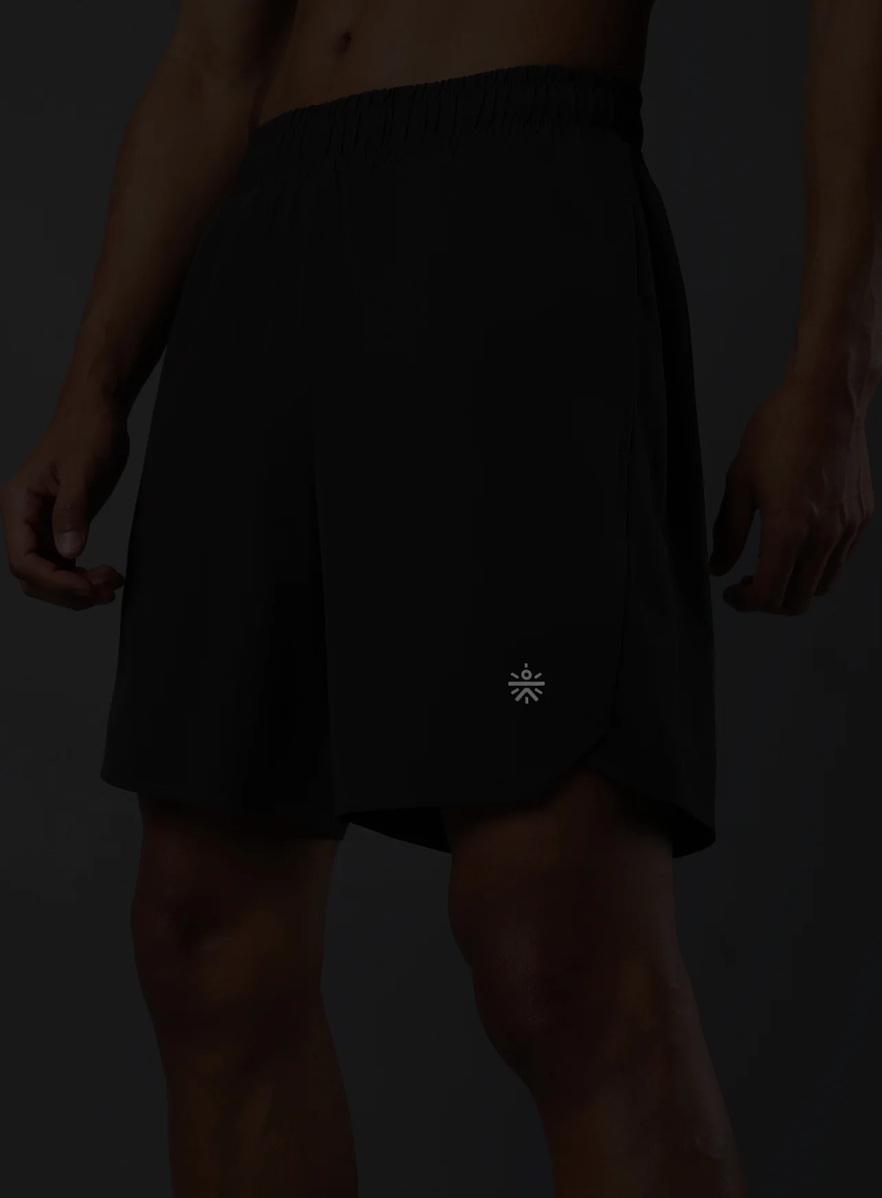 Men's Dark Grey Iconic Running Shorts - Image 8