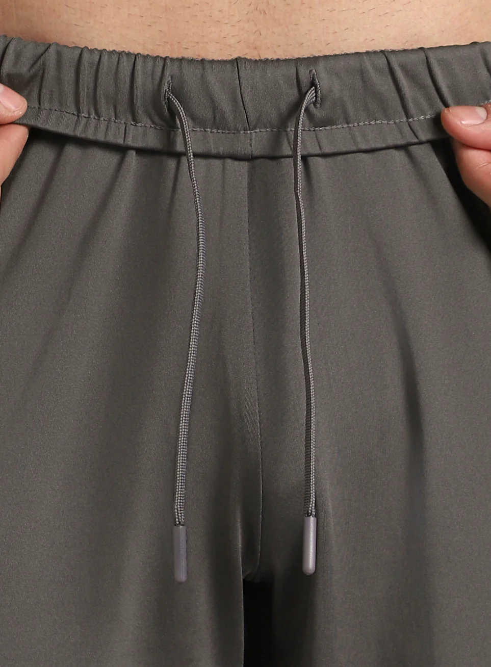Men's Dark Grey Pace Up Running Joggers - Image 11