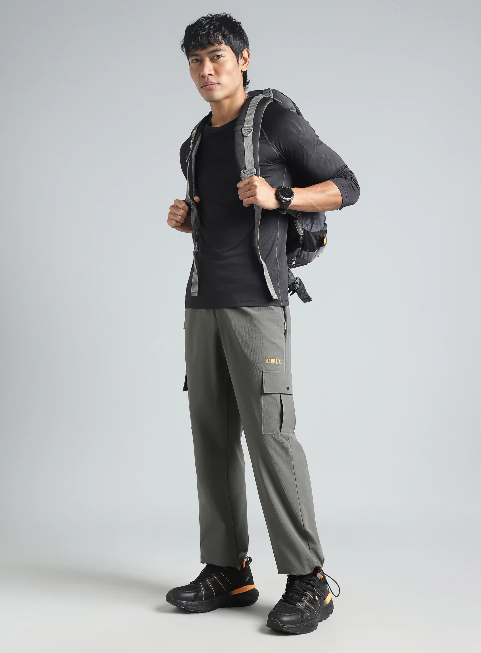Men's Dark Grey Performance Adventure Pants - Image 2