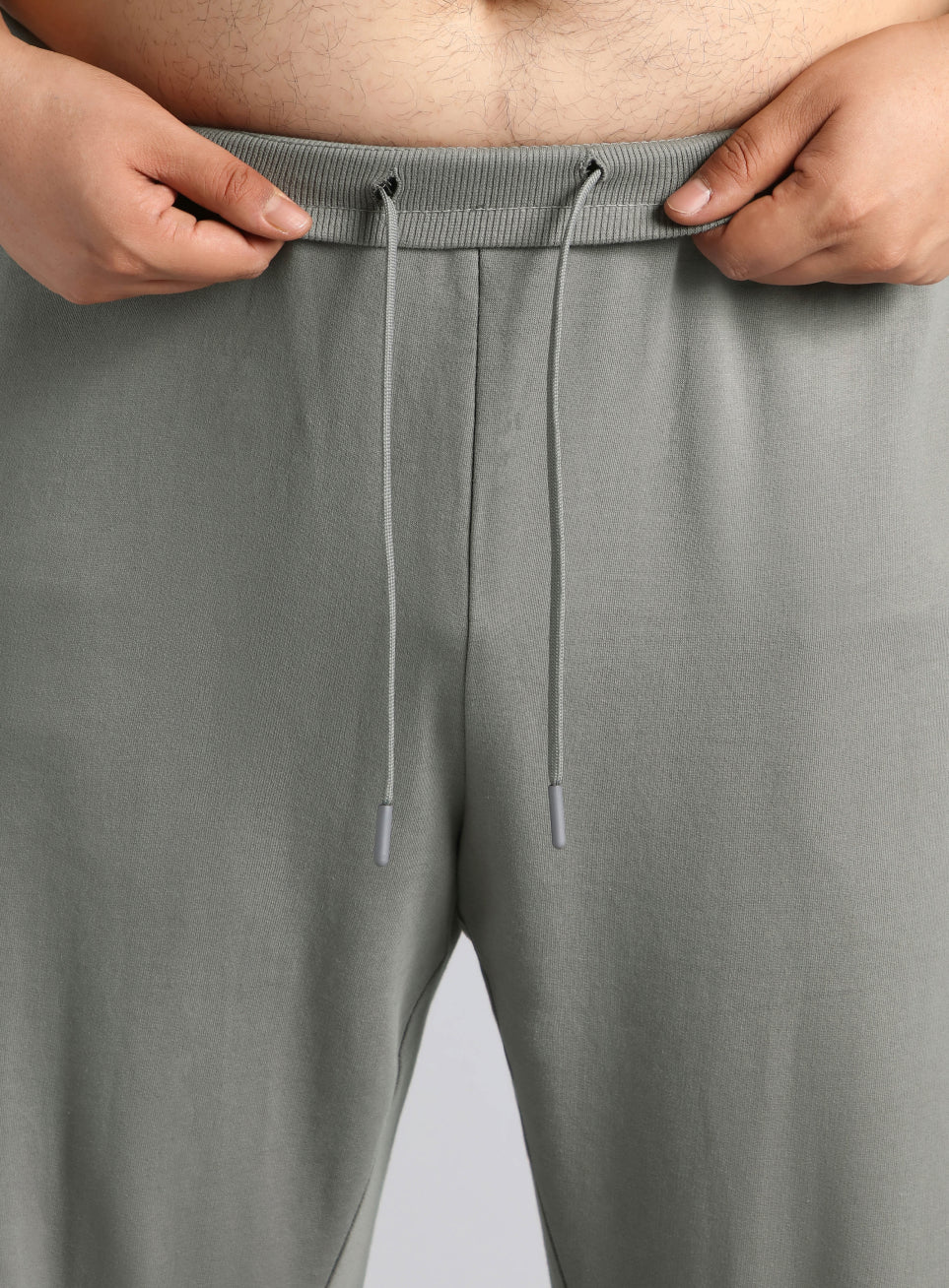 Men's Dark Grey Plus Size Training Essential Joggers - Image 9