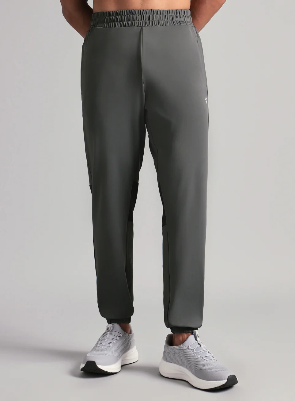 Men's Dark Grey Power Pop Active Joggers - Image 4