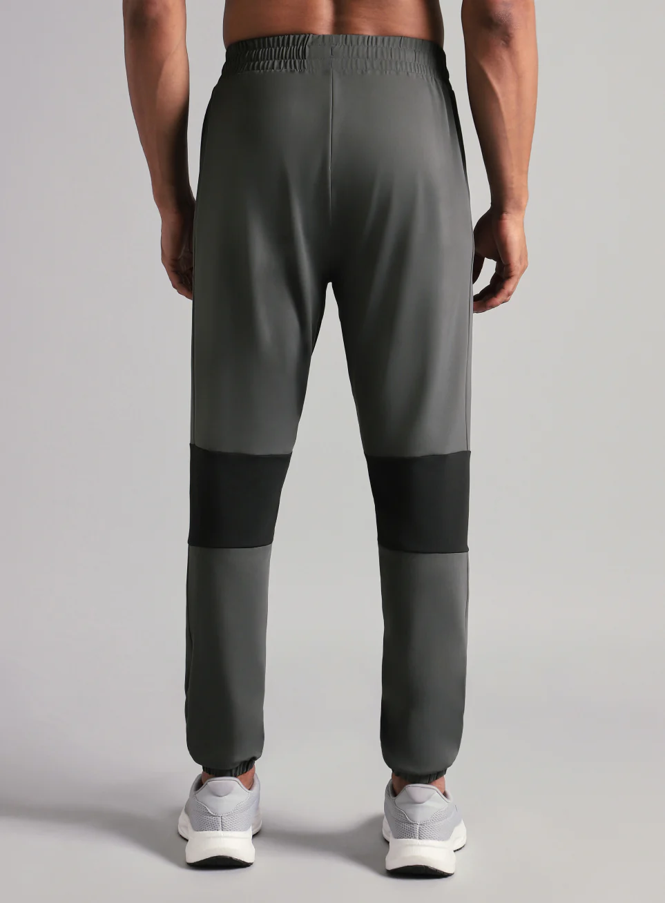 Men's Dark Grey Power Pop Active Joggers - Image 6