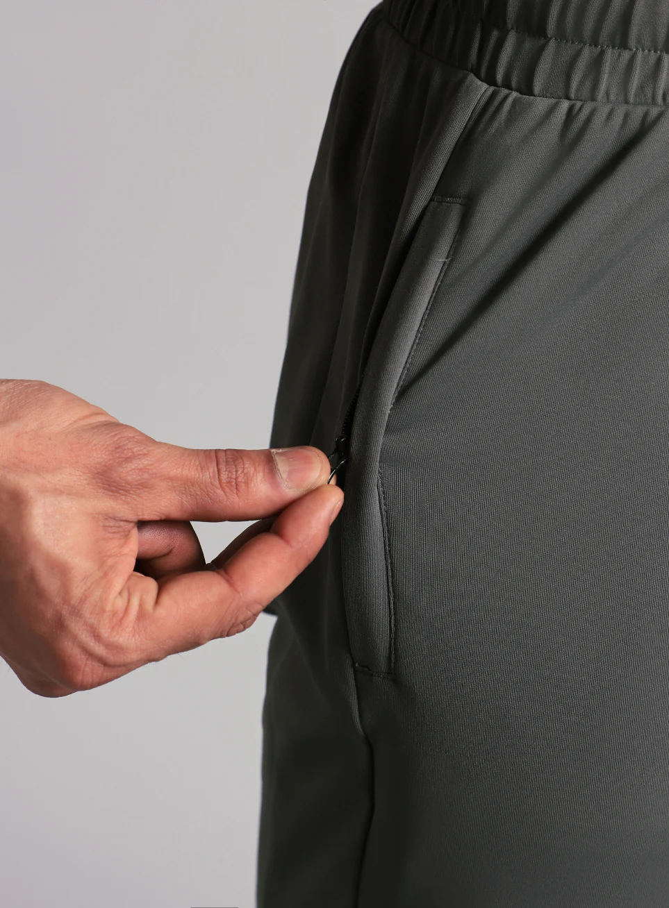 Men's Dark Grey Power Pop Active Joggers - Image 7