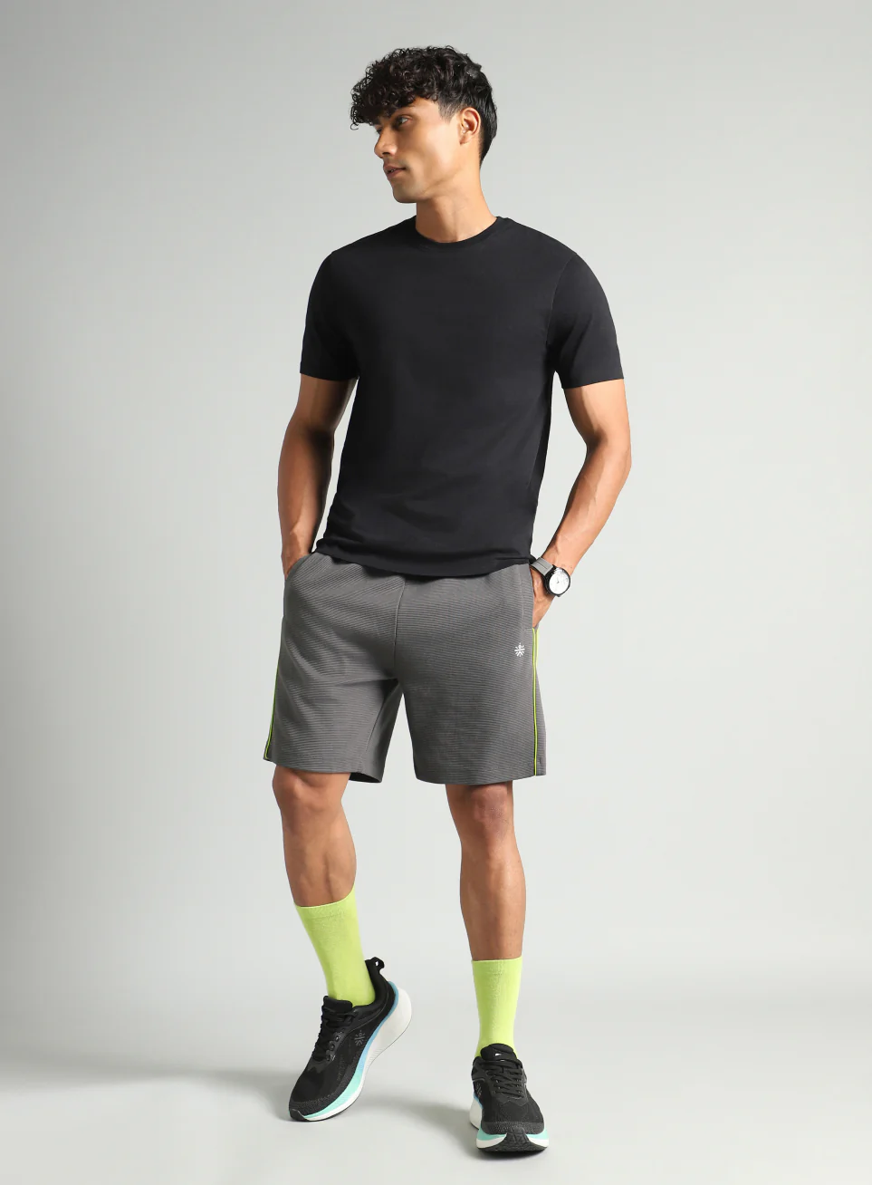 Men's Dark Grey Rest Day Shorts - Image 2