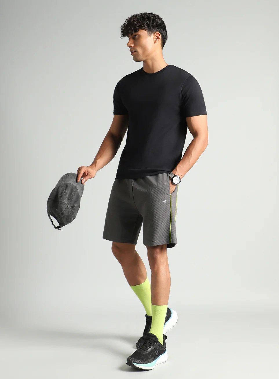 Men's Dark Grey Rest Day Shorts - Image 3