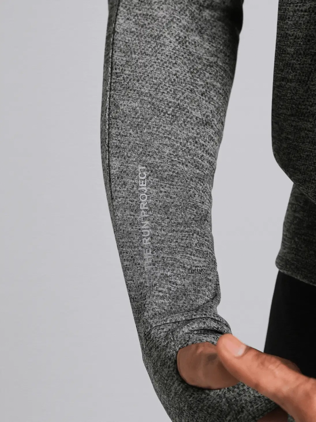 Men's Dark Grey Run Elevate All Weather Jacket - Image 13
