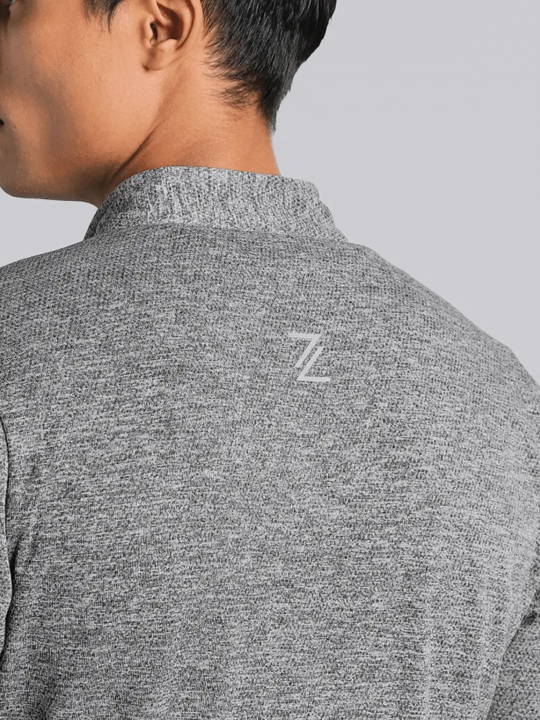 Men's Dark Grey Run Elevate All Weather Jacket - Image 9