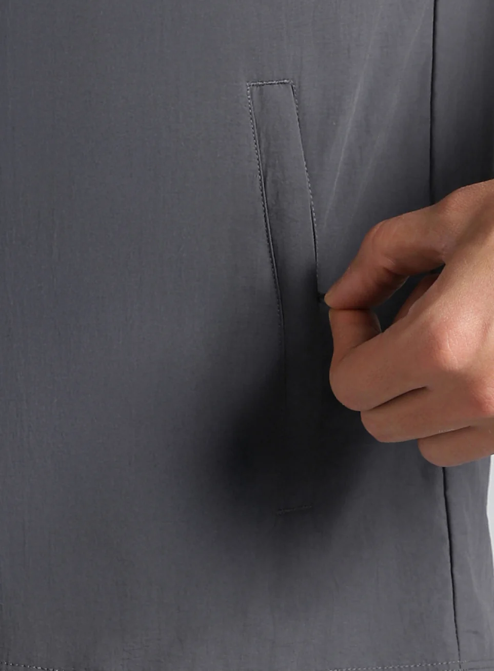 Men's Dark Grey Run Forward All Weather Track Suit - Image 8