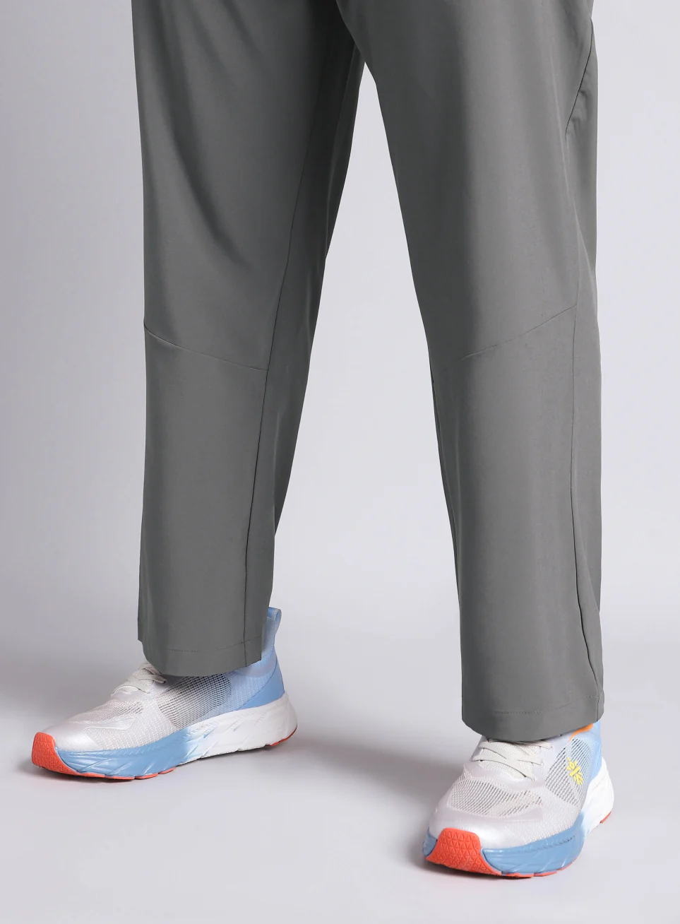 Men's Dark Grey Runner's Essential Plus Size Trackpants - Image 9