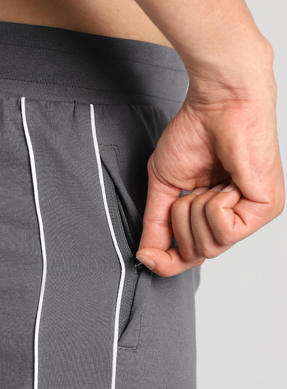 Men's Dark Grey Sculpt Training Joggers - Image 8
