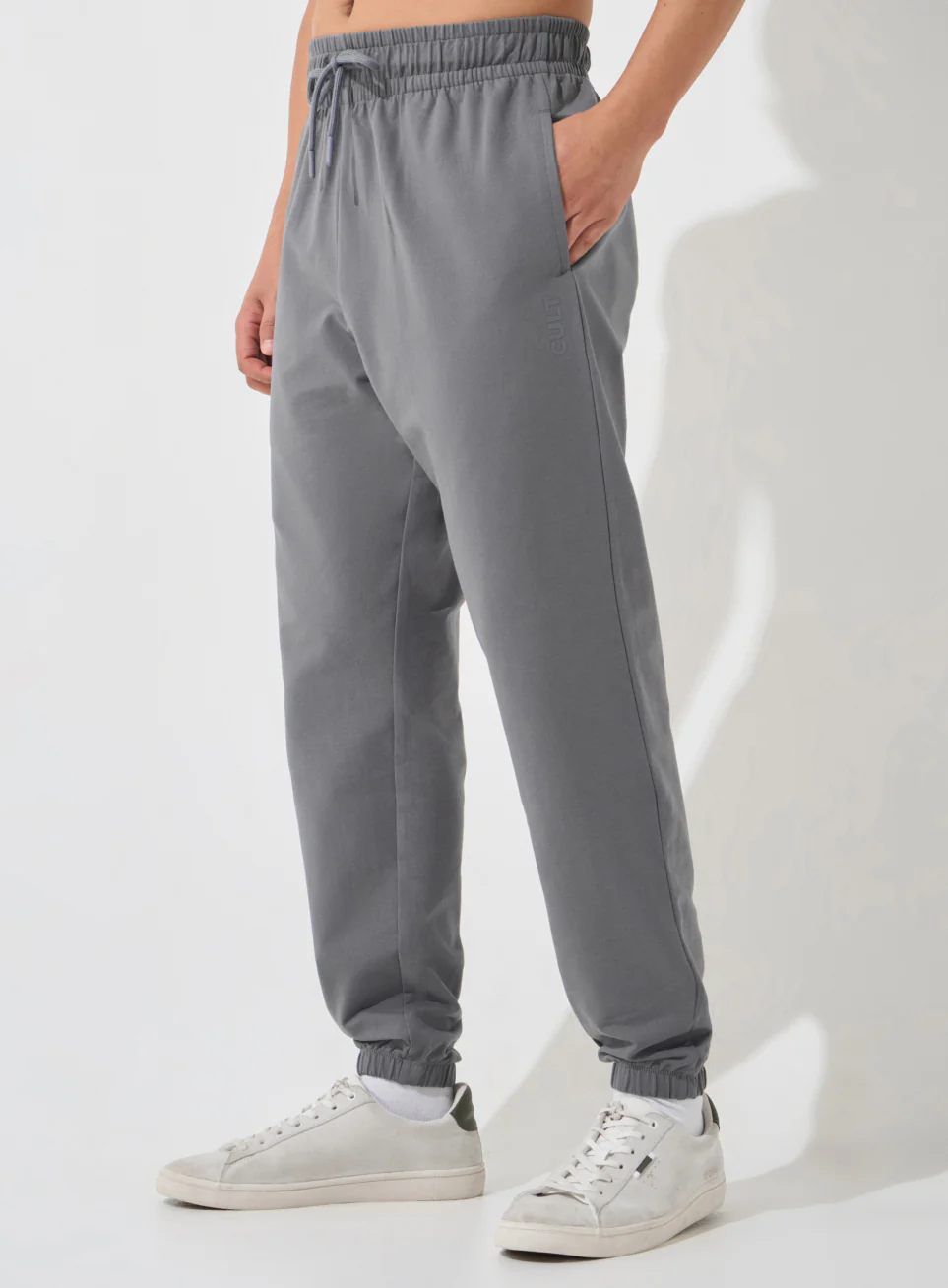 Men's Dark Grey Soft Form Classic Joggers - Image 5