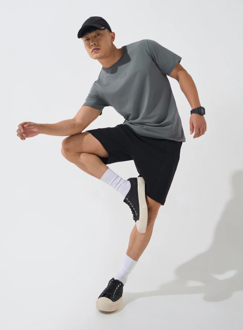 Men's Dark Grey Soft Form Classic T-shirt - Image 2