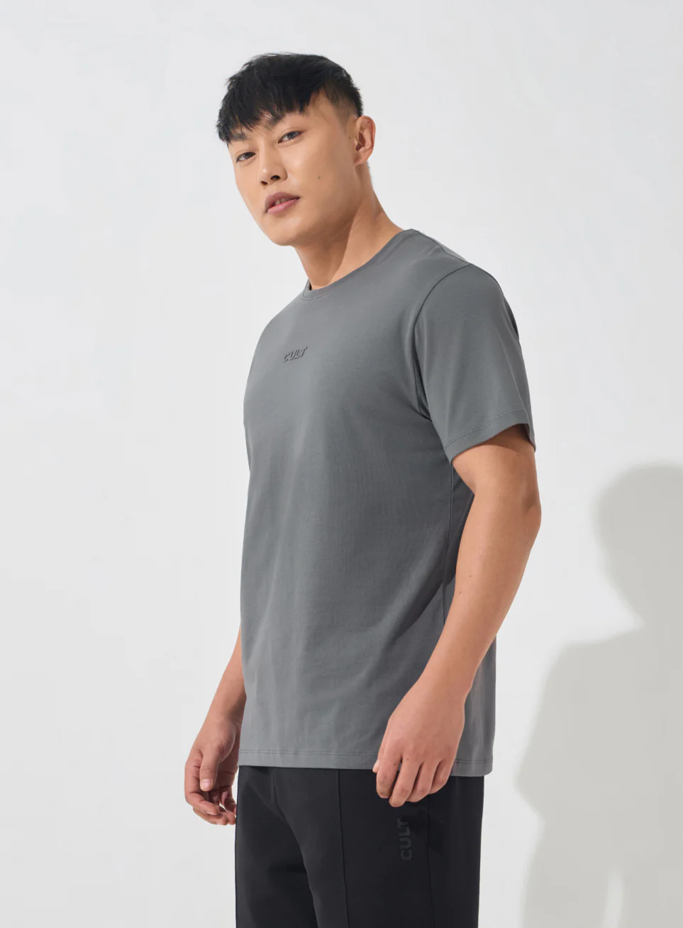 Men's Dark Grey Soft Form Classic T-shirt - Image 5