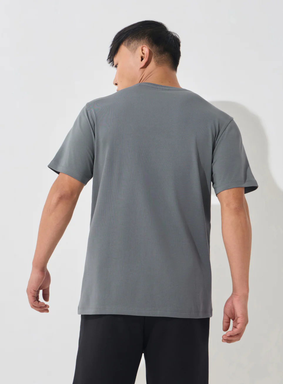 Men's Dark Grey Soft Form Classic T-shirt - Image 6