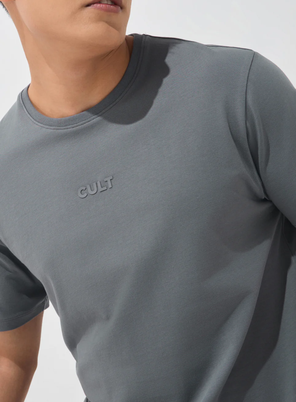 Men's Dark Grey Soft Form Classic T-shirt - Image 7