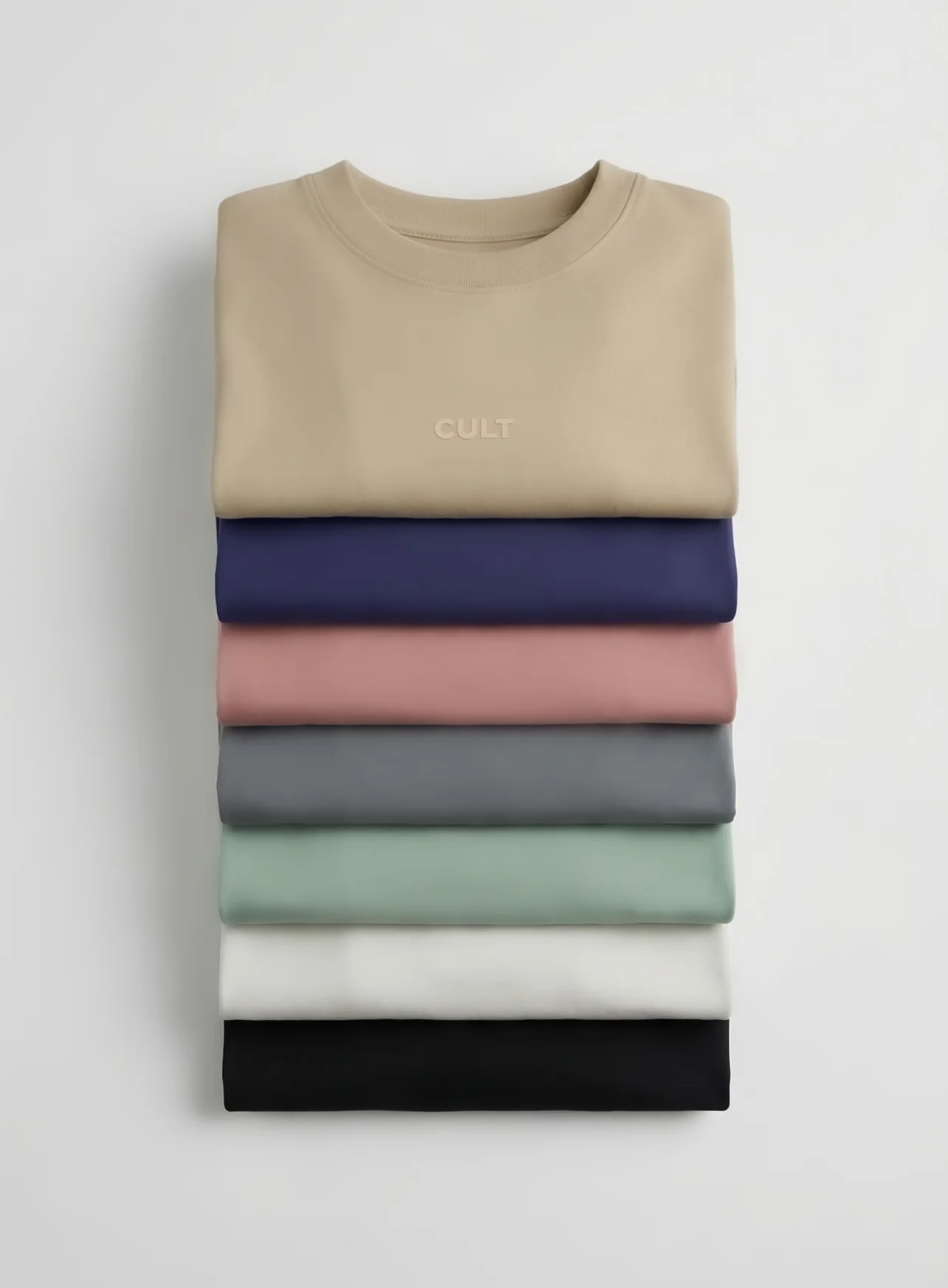 Men's Dark Grey Soft Form Oversized T-shirt - Image 9